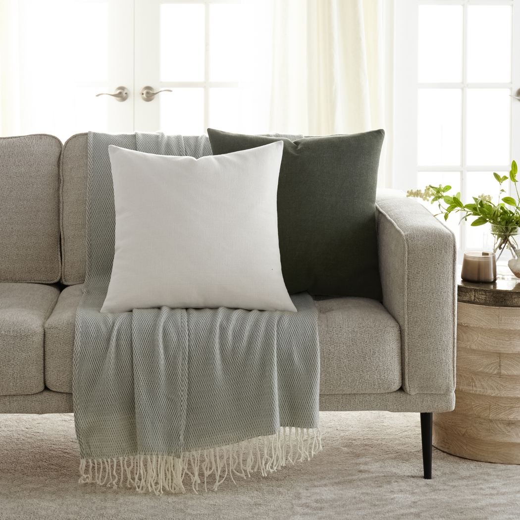 Wolfe Olive/Natural Accent Pillow Set of 2 - Thumbnail - Image 2