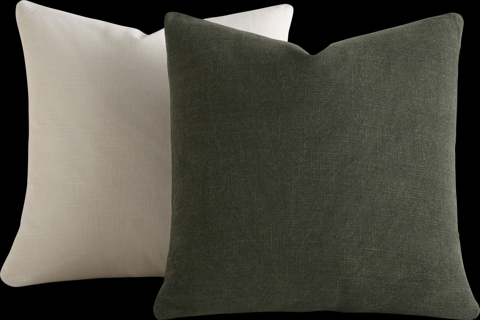 Wolfe Olive/Natural Accent Pillow Set of 2 - Thumbnail - Image 1
