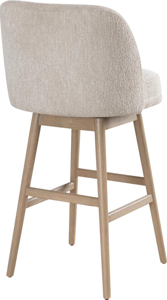 Wolfphone I Light Brown and Cream Barstool - Thumbnail - Image 3