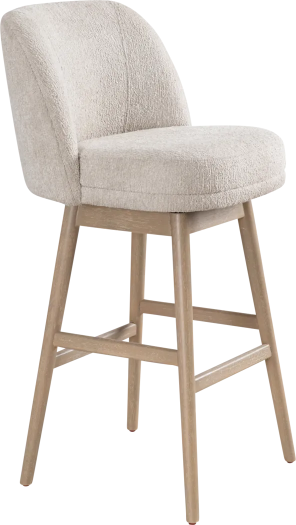 Wolfphone I Light Brown and Cream Barstool - Thumbnail - Image 1