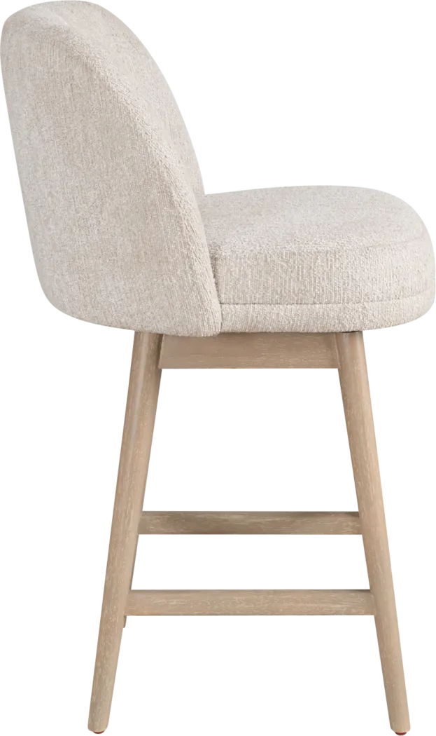 Wolfphone I Light Brown and Cream Counter Height Stool - Thumbnail - Image 4