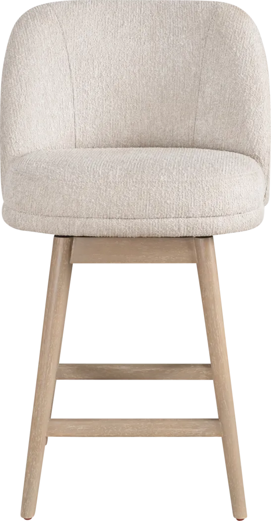 Wolfphone I Light Brown and Cream Counter Height Stool - Thumbnail - Image 5