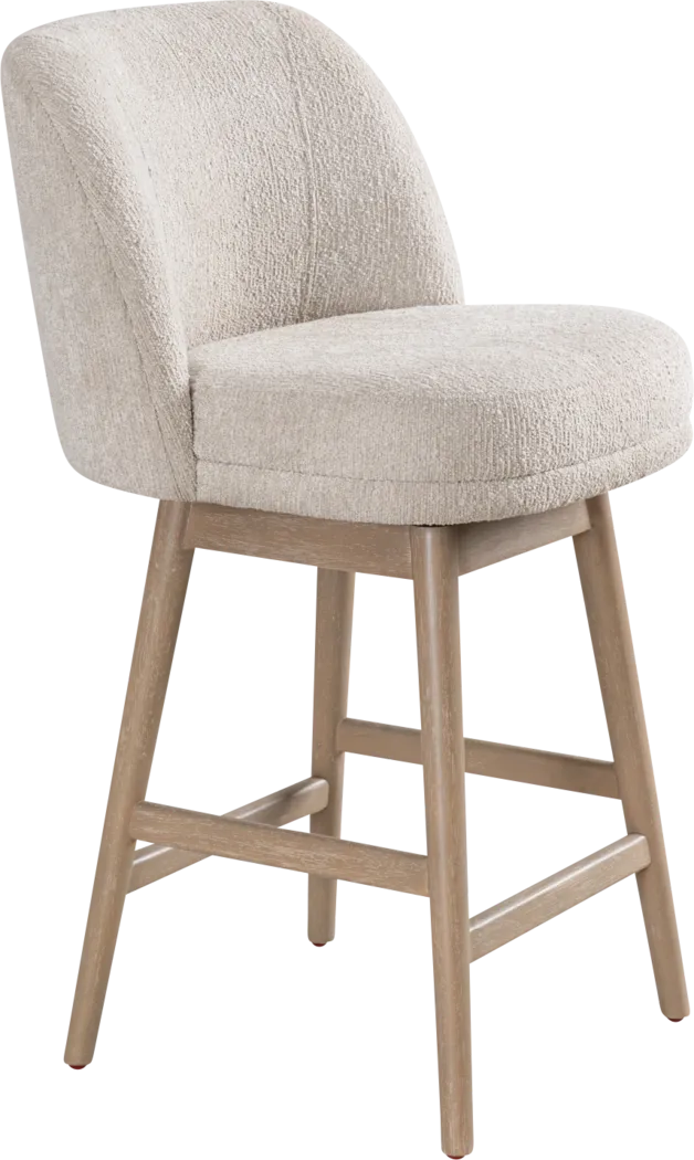 Wolfphone I Light Brown and Cream Counter Height Stool - Thumbnail - Image 1