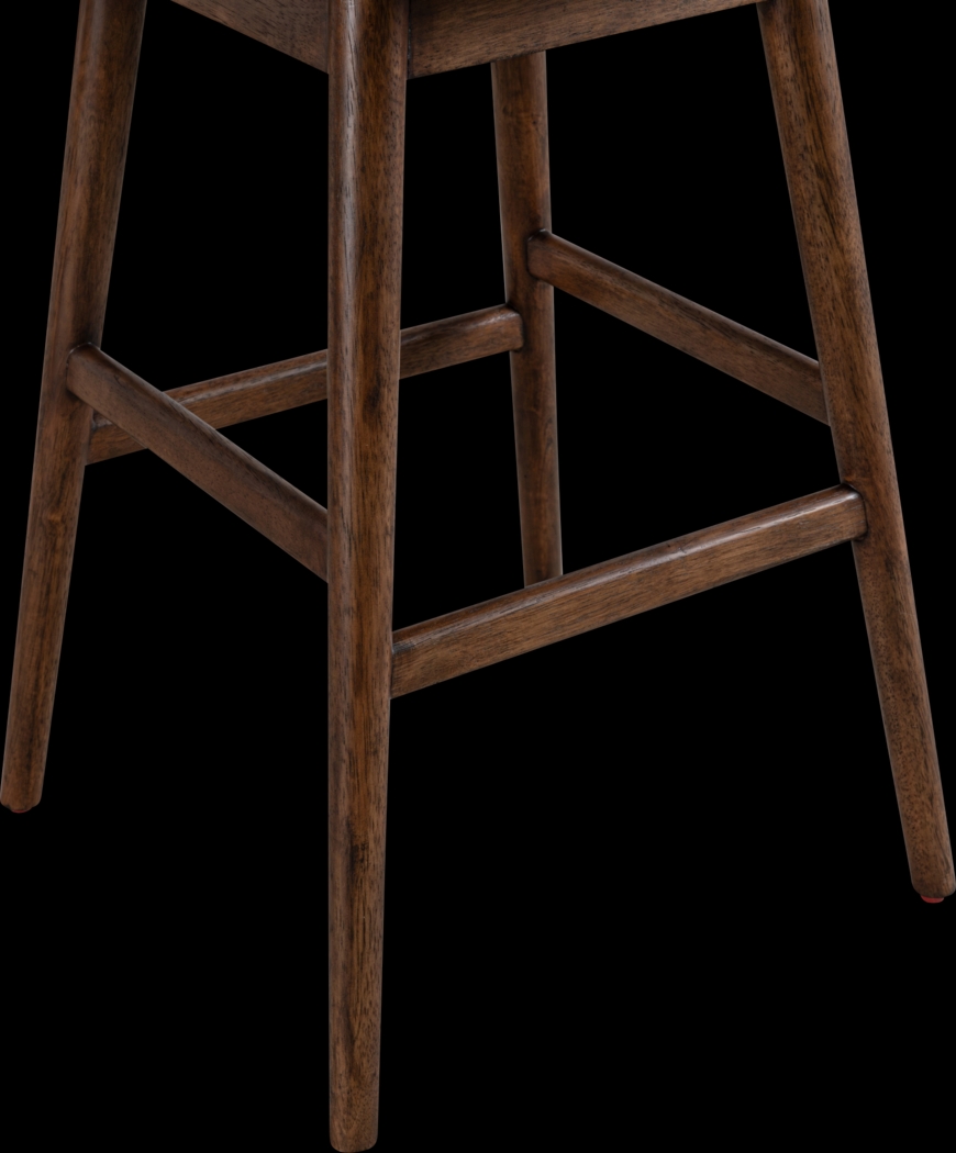 Wolfphone II Dark Brown and Taupe Barstool - Thumbnail - Image 3