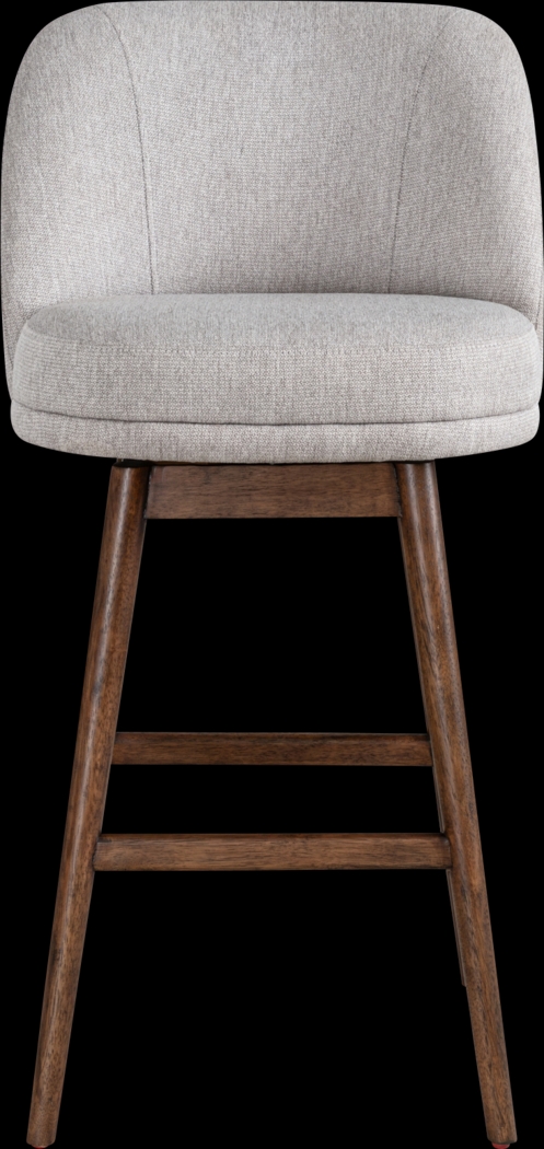 Wolfphone II Dark Brown and Taupe Barstool - Thumbnail - Image 6