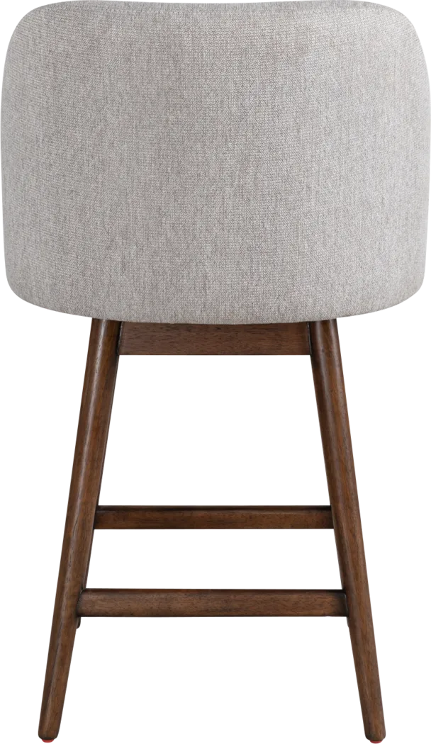 Wolfphone II Dark Brown and Taupe Counter Height Stool - Thumbnail - Image 4