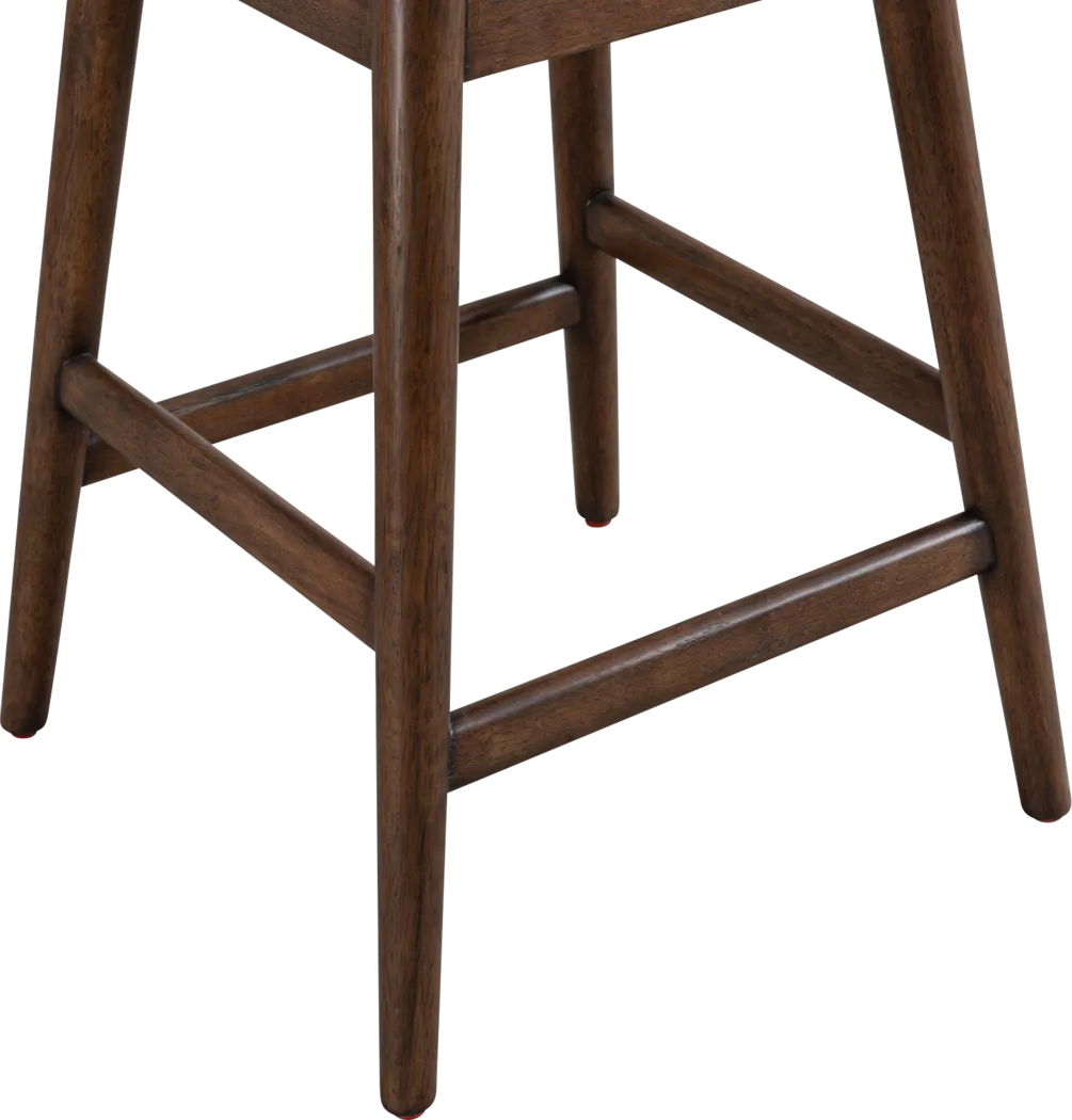 Wolfphone II Dark Brown and Taupe Counter Height Stool - Thumbnail - Image 6