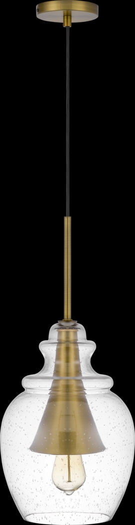 Wolfram Loop Brass Pendant - Thumbnail - Image 3