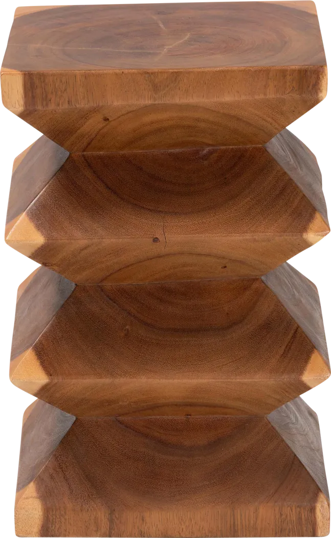 Wolftube Brown End Table - Thumbnail - Image 3