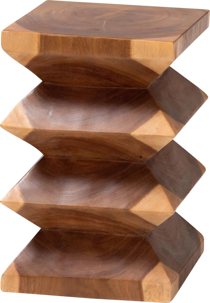 Wolftube Brown End Table - Thumbnail - Image 1