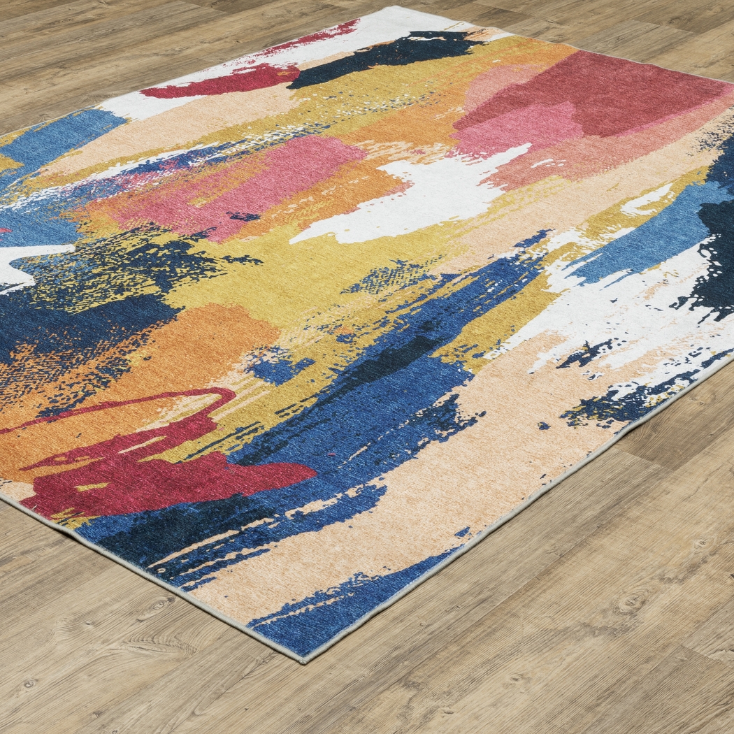Wolfworth Multi 5' x 7' Rug - Thumbnail - Image 2