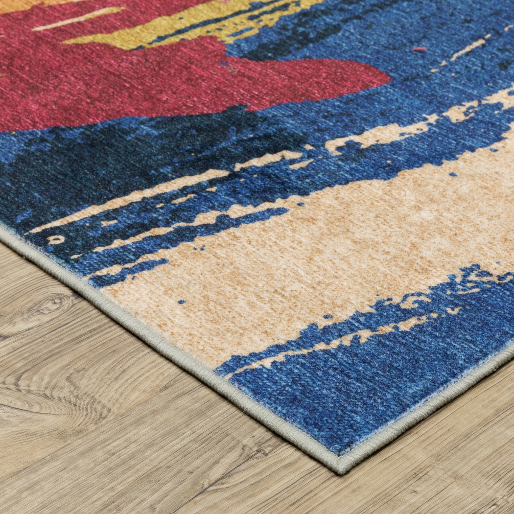 Wolfworth Multi 7'6 x 10' Rug - Thumbnail - Image 4