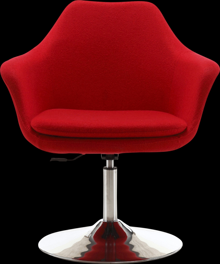 Wollesen Red Accent Chair - Thumbnail - Image 3