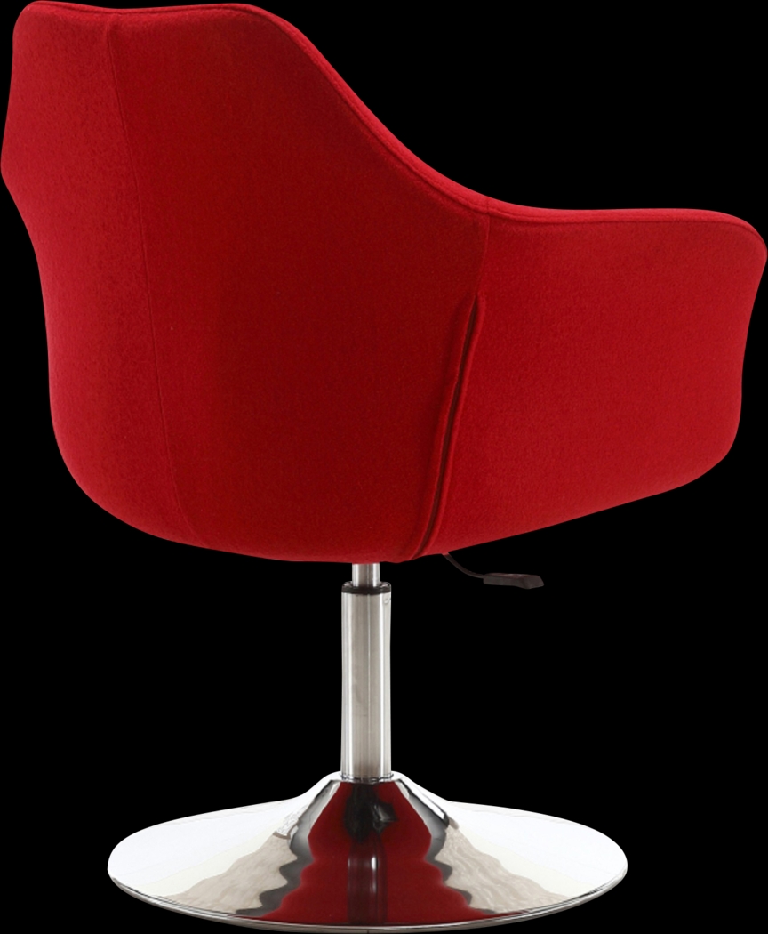 Wollesen Red Accent Chair - Thumbnail - Image 5