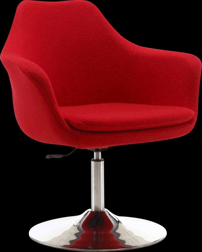 Wollesen Red Accent Chair - Thumbnail - Image 1