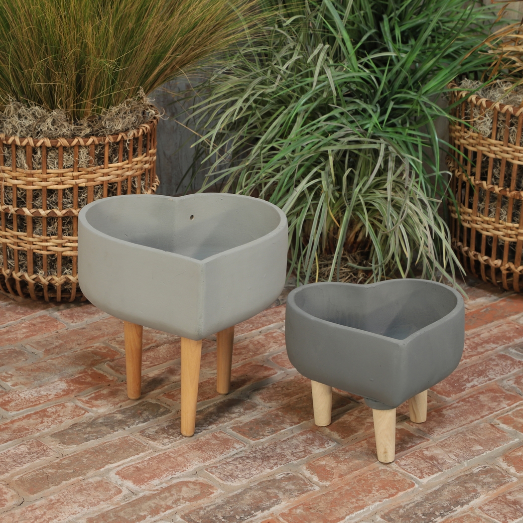 Wommble Gray Small Planter - Thumbnail - Image 2