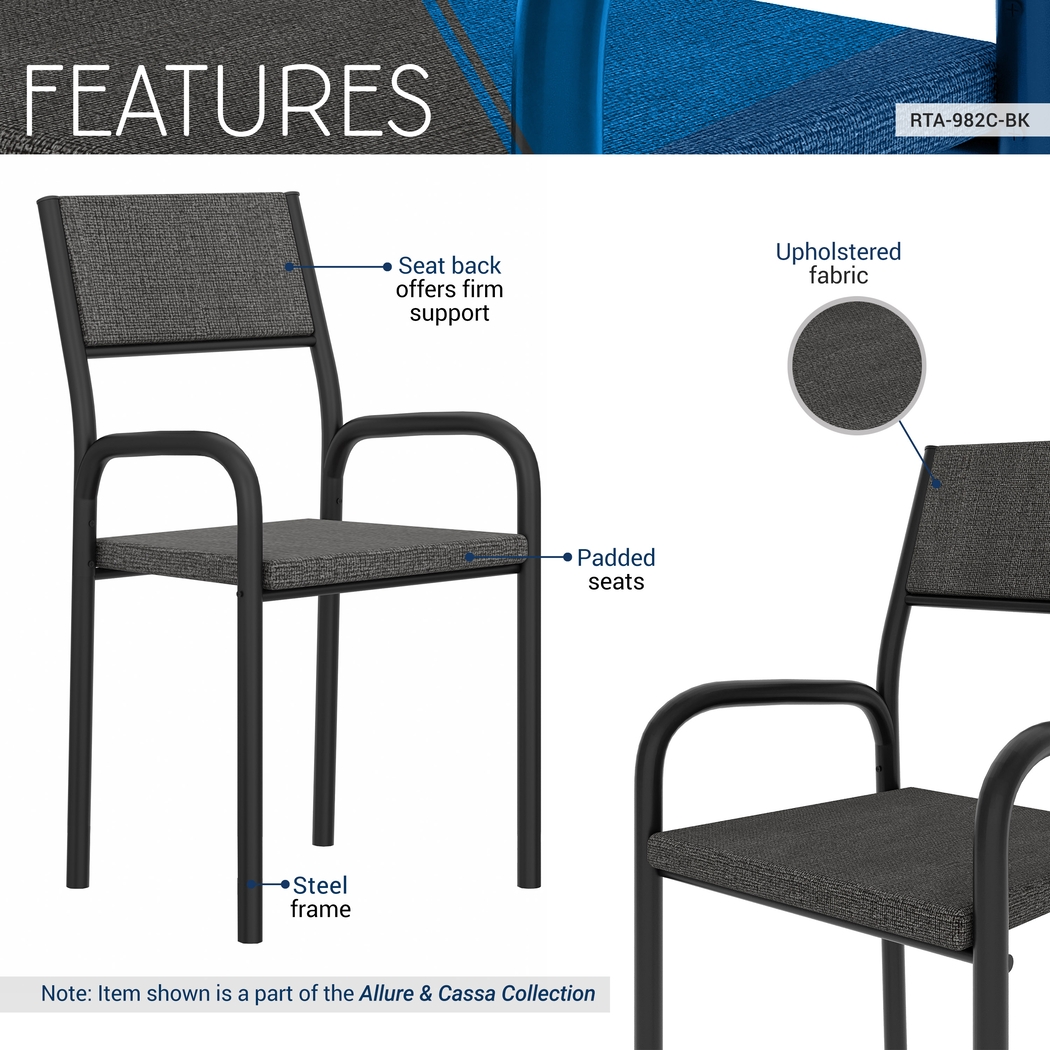 Womuru Black Office Chair - Thumbnail - Image 3