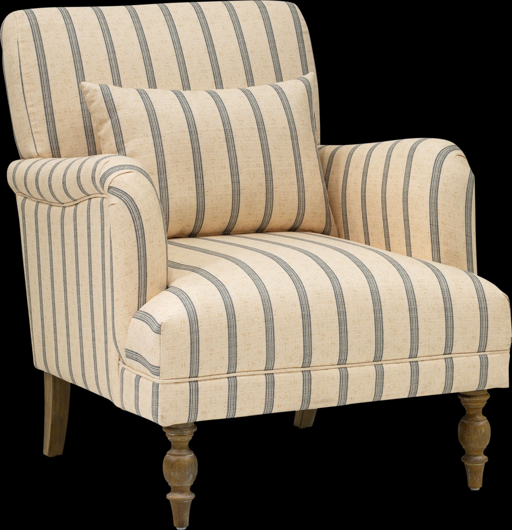 Wonderhive Beige Accent Chair - Thumbnail - Image 4