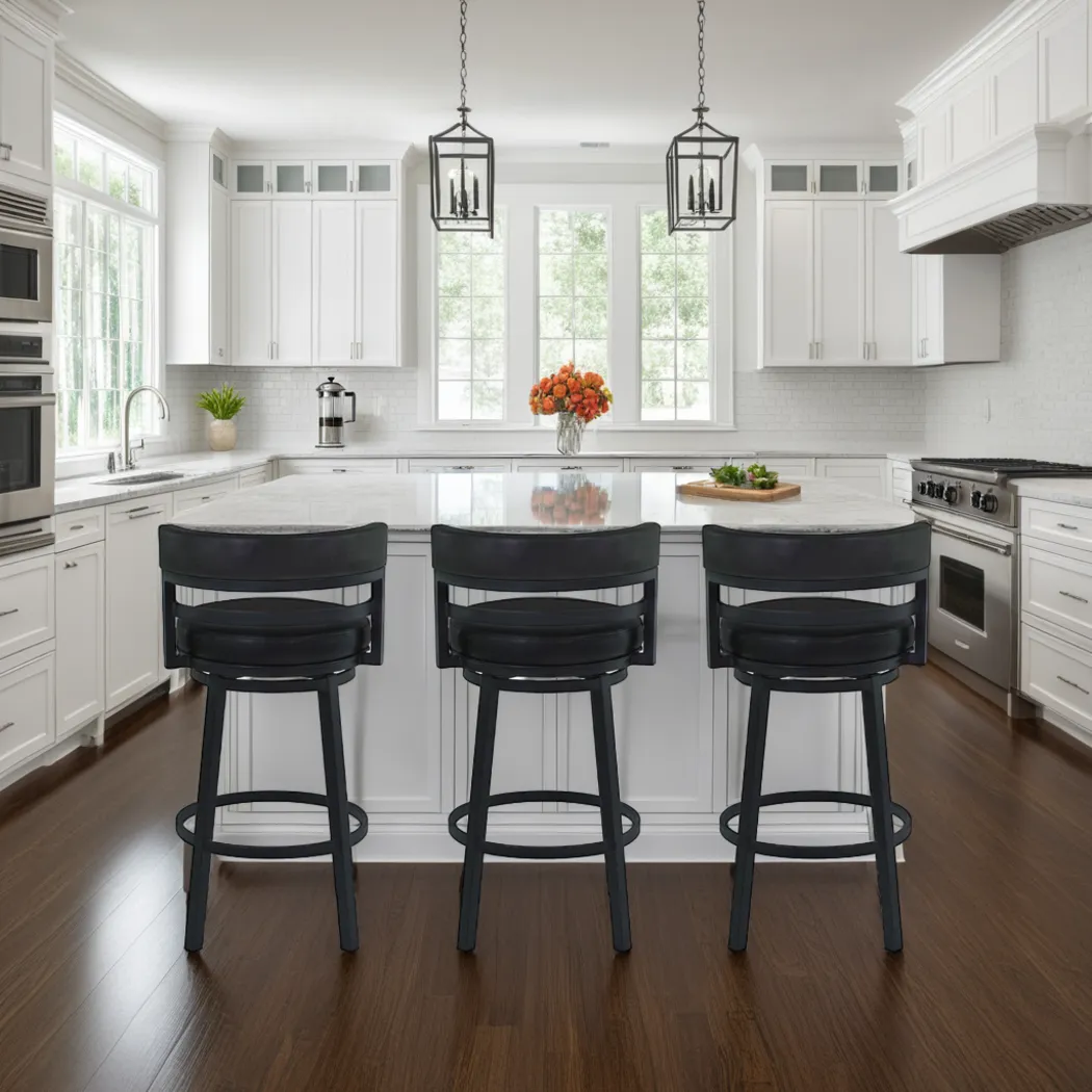 Wonderrover II Black Counter Height Stool - Thumbnail - Image 2