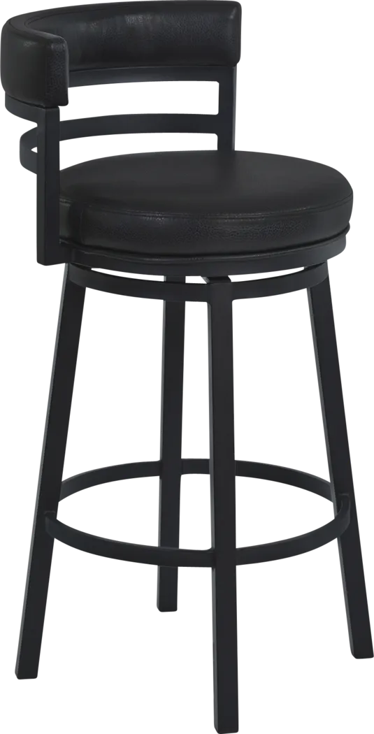 Wonderrover II Black Counter Height Stool - Thumbnail - Image 1