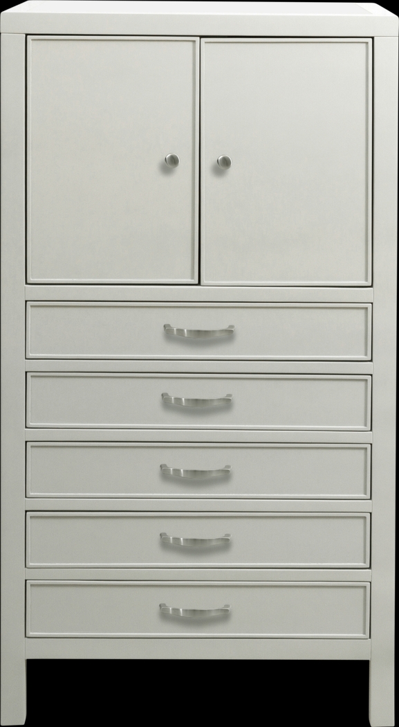 Wonderstock Gray Jewelry Armoire - Thumbnail - Image 2