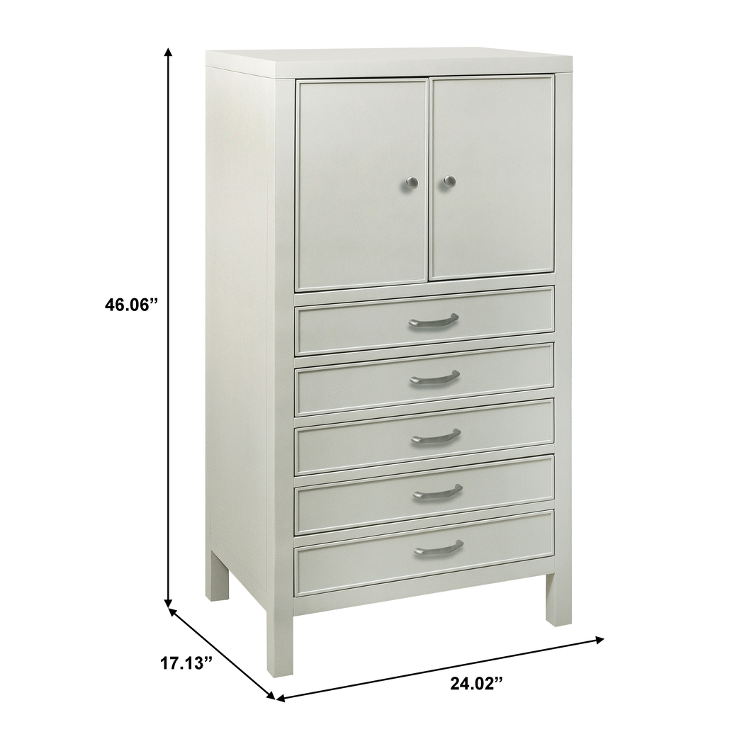 Wonderstock Gray Jewelry Armoire - Thumbnail - Image 10