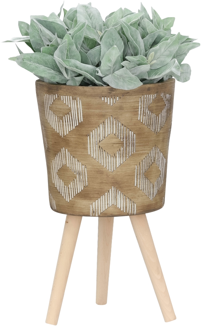 Woodaire Brown Planter, Set of 2 - Thumbnail - Image 3