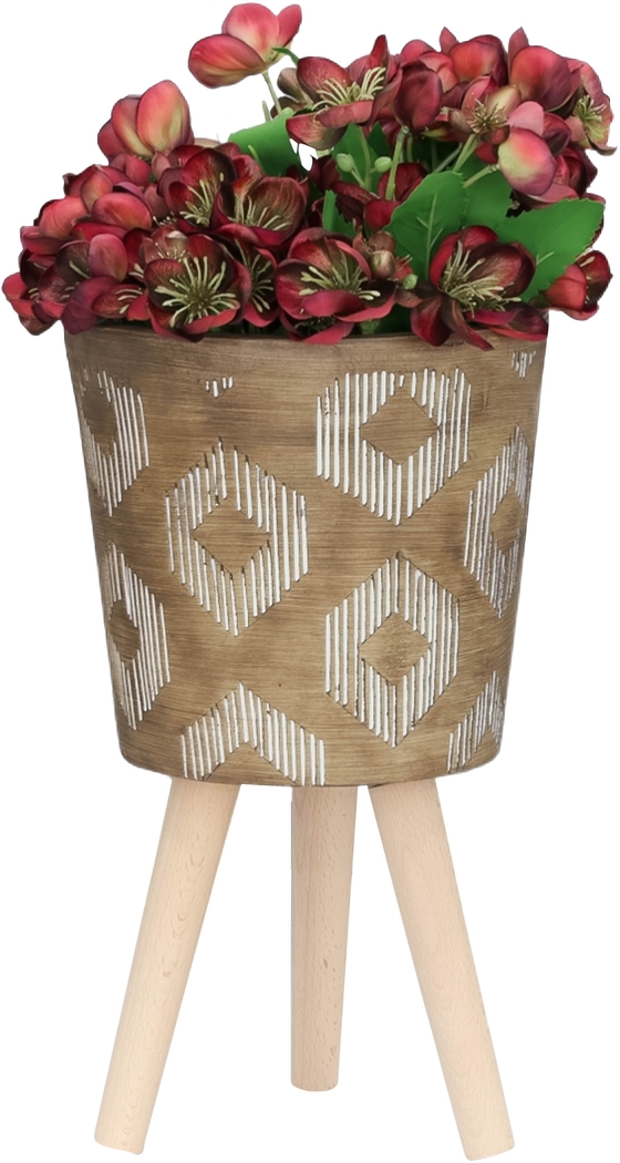 Woodaire Brown Planter, Set of 2 - Thumbnail - Image 4