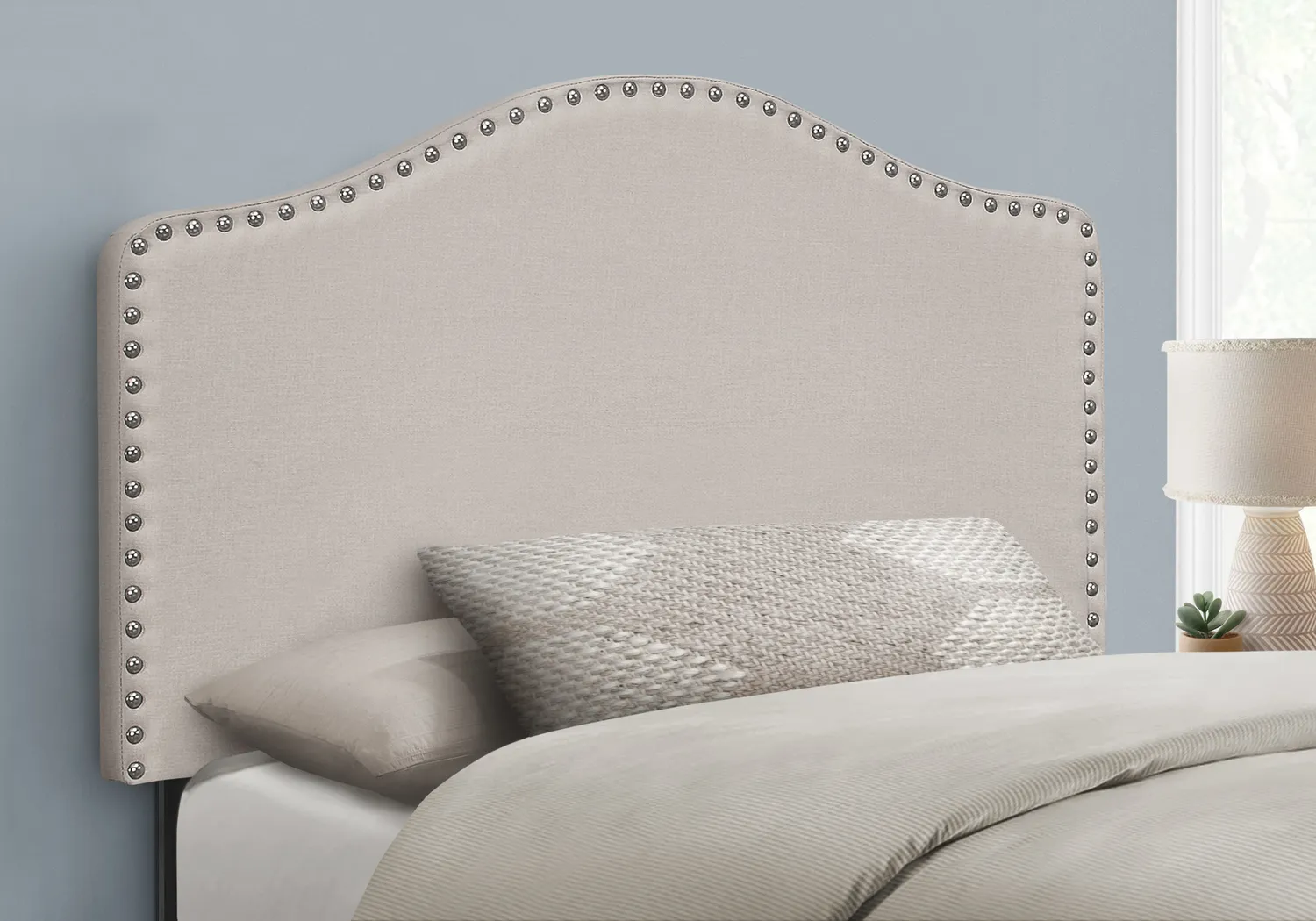 Woodbee Beige Twin Headboard - Thumbnail - Image 2