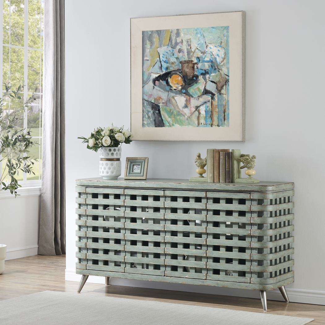 Woodbine Green 4 Door Credenza - Thumbnail - Image 2