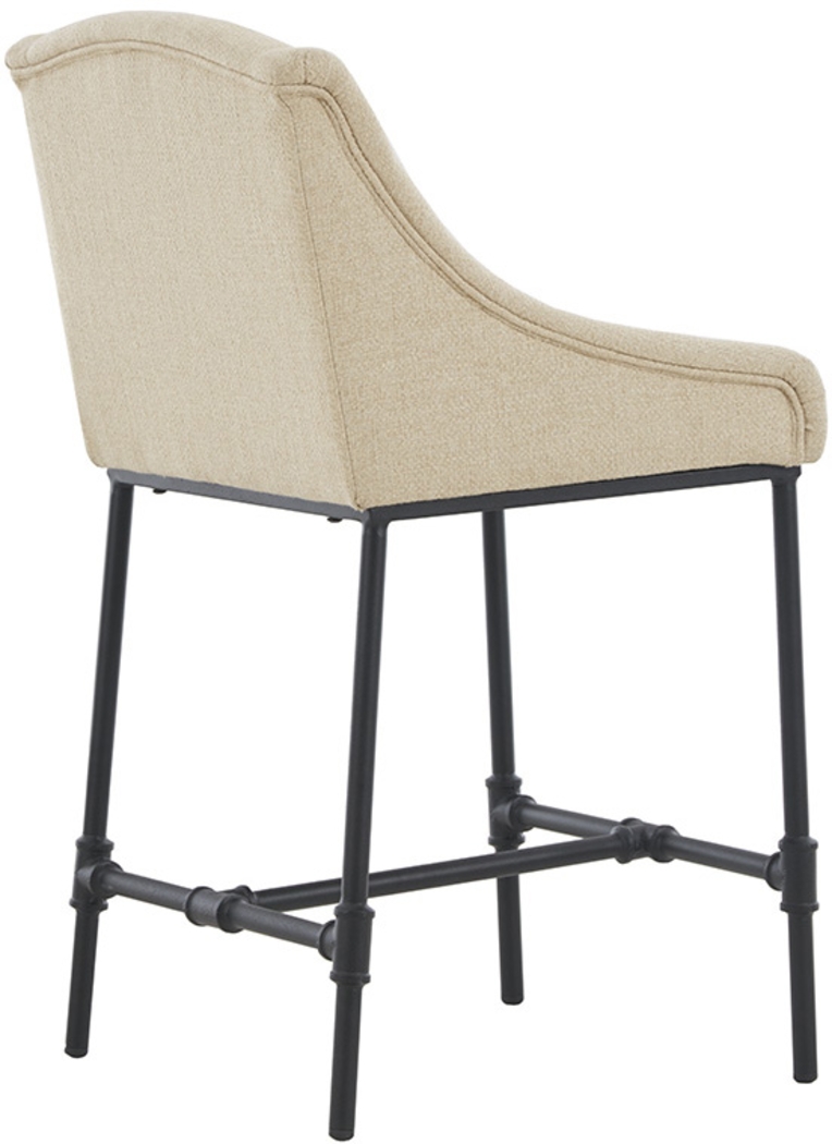 Woodbriar Beige Counter Height Stool - Thumbnail - Image 2