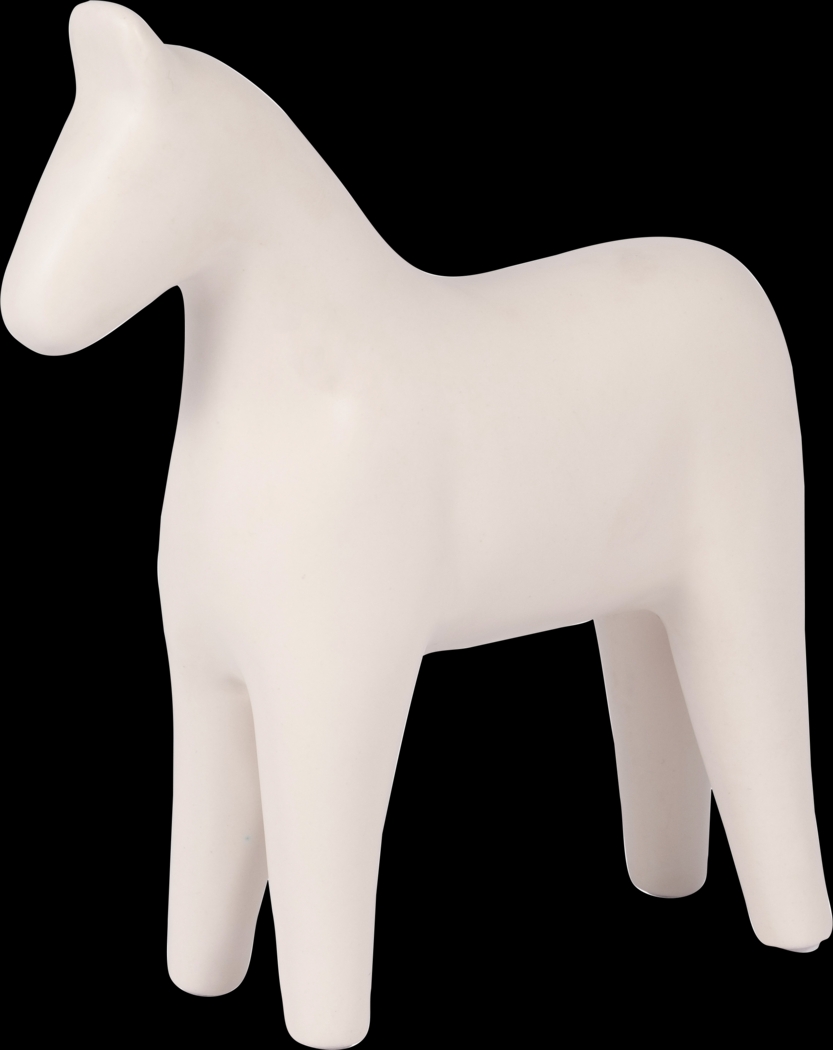 Woodbridle White 7 in. Horse Sculpture - Thumbnail - Image 2