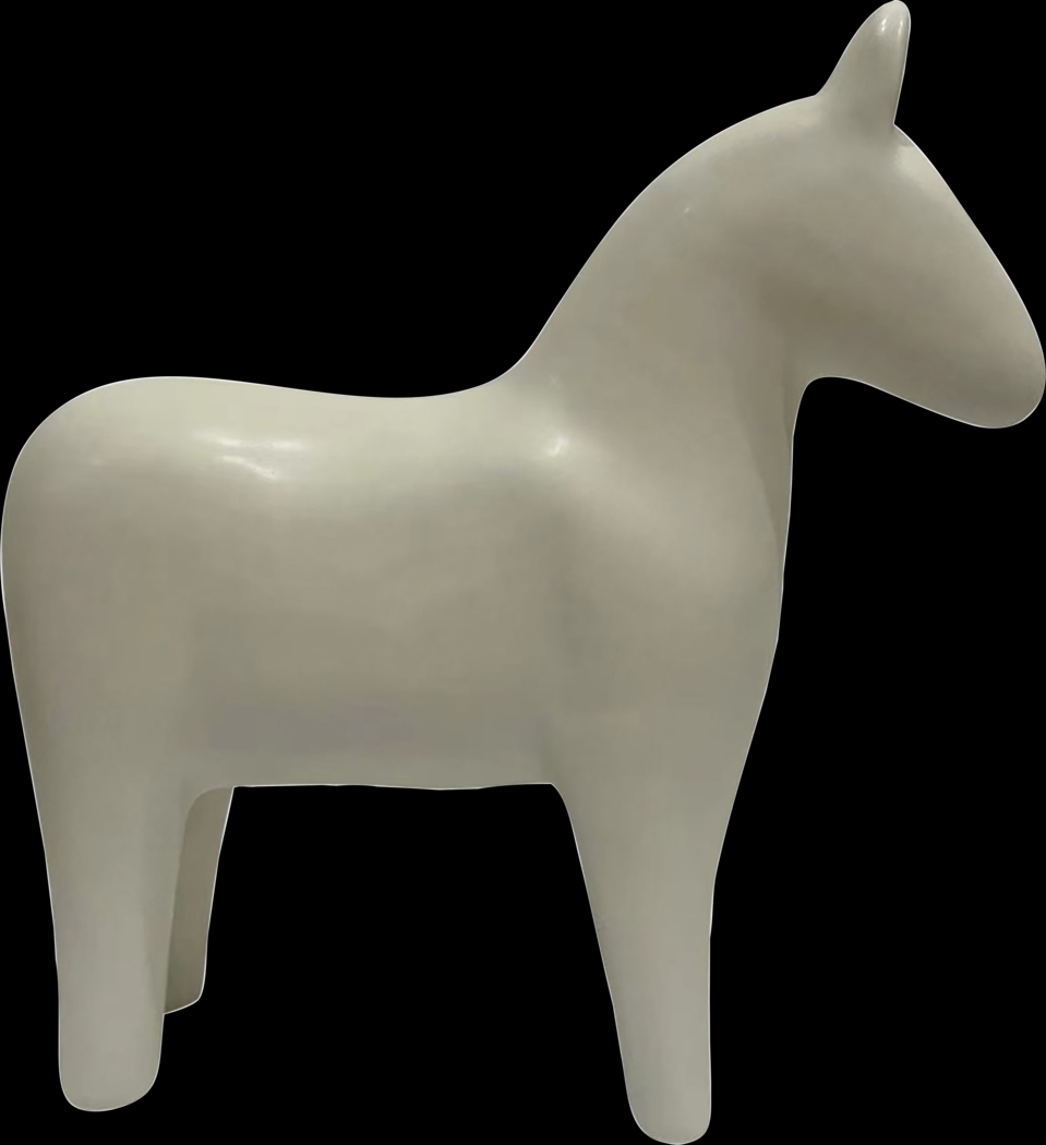 Woodbridle White 9 in. Horse Sculpture - Thumbnail - Image 1