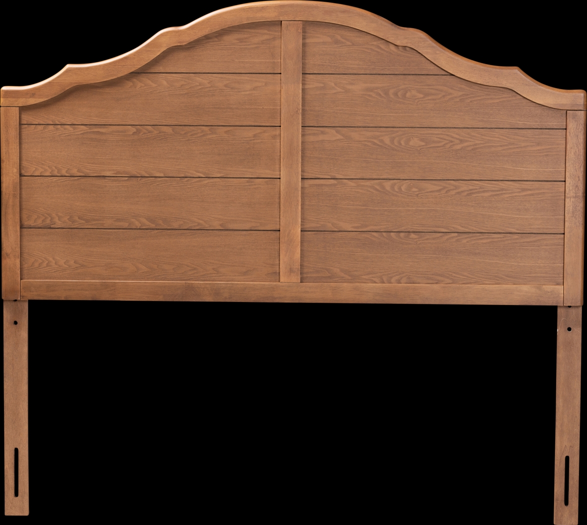 Woodbrush Brown Queen Headboard - Thumbnail - Image 1