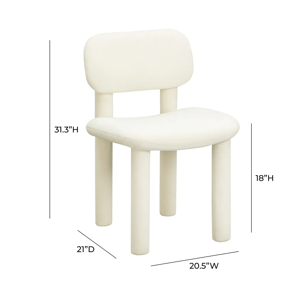 Woodbryn Cream Dining Chair - Thumbnail - Image 6