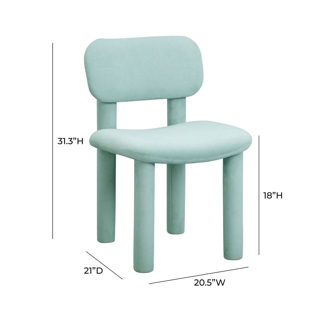 Woodbryn Light Blue Dining Chair - Thumbnail - Image 6