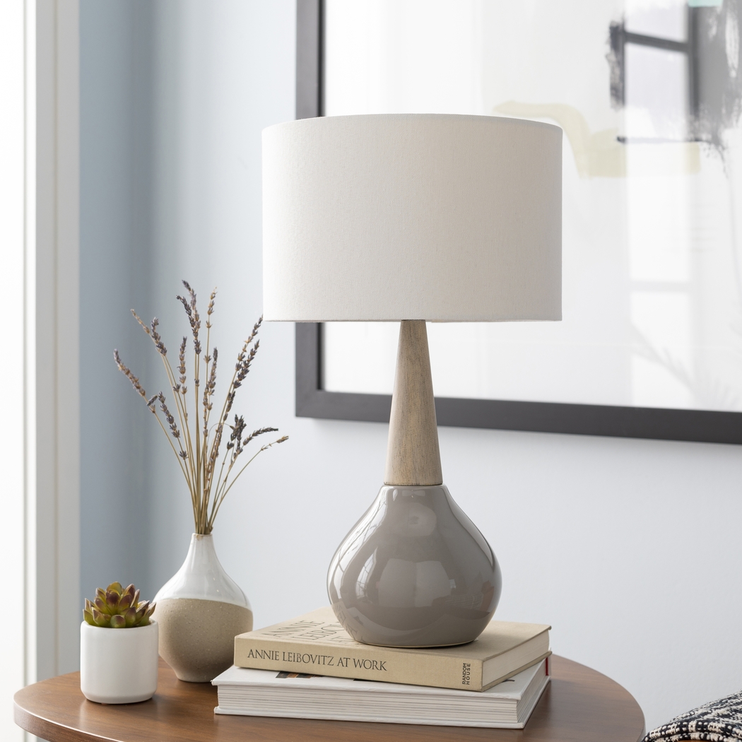 Woodburn Way Gray Lamp - Thumbnail - Image 2