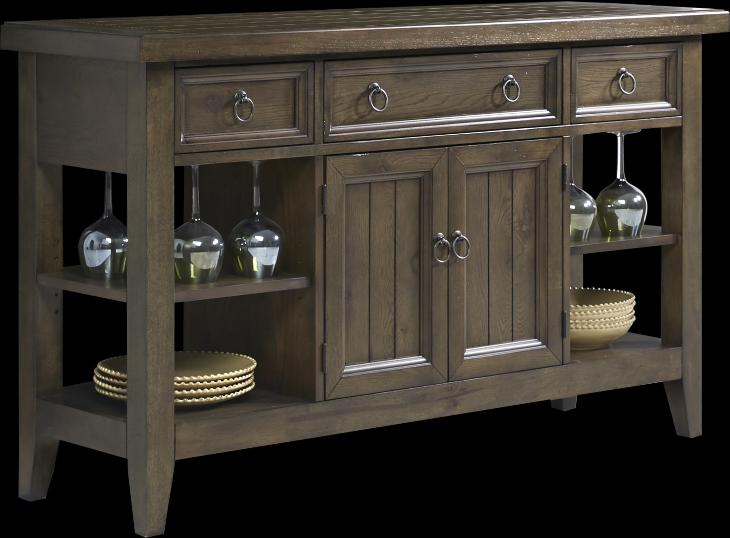 Woodcote Brown Server - Thumbnail - Image 1