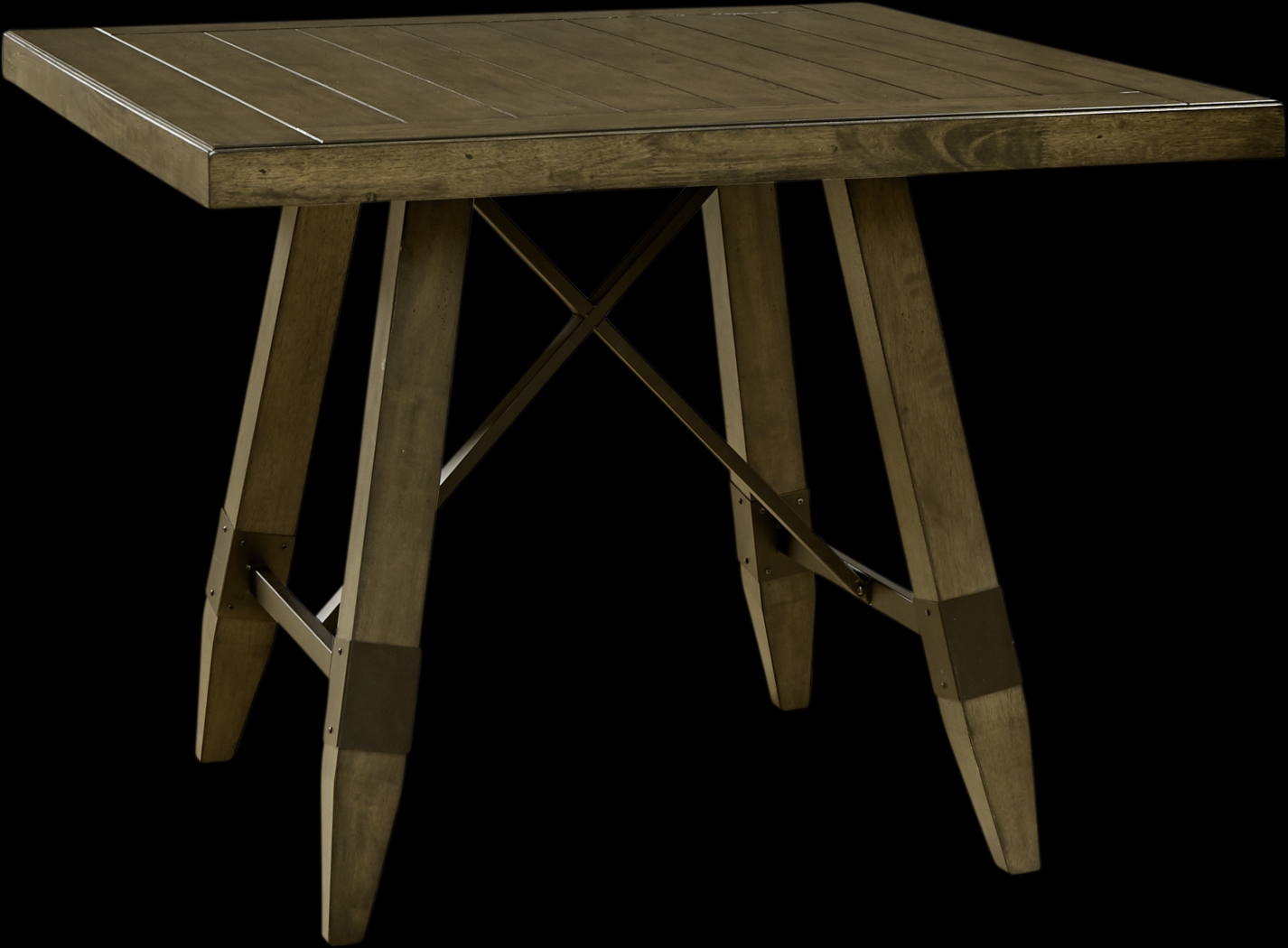 Woodcote Brown 5 Pc Square Counter Height Dining Room - Thumbnail - Image 2