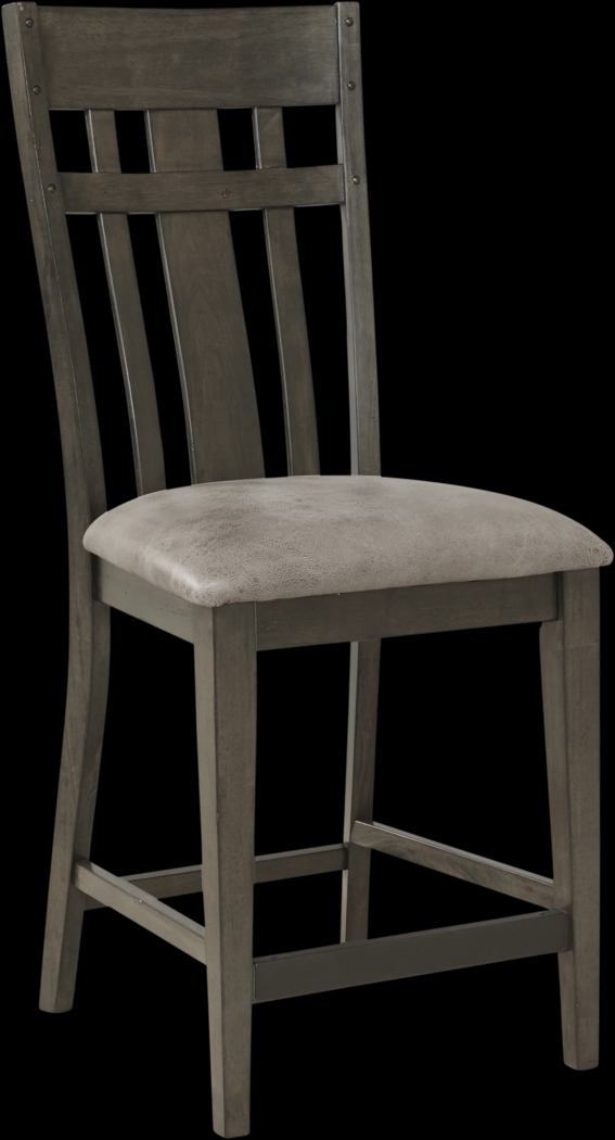Woodcote Brown Counter Height Stool - Thumbnail - Image 1