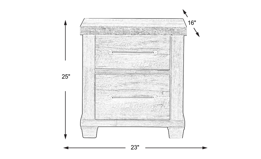 Dimension Image. Please refer to the Dimension Tab on this page for dimension details.
