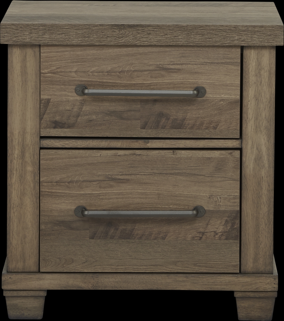 Woodcreek Brown 5 Pc Queen Panel Bedroom - Thumbnail - Image 6