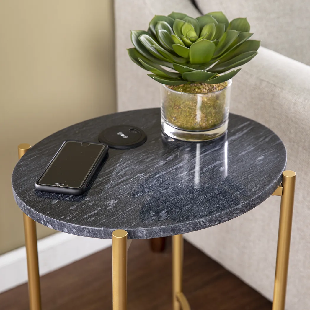 Woodcroft Black Accent Table - Image 7