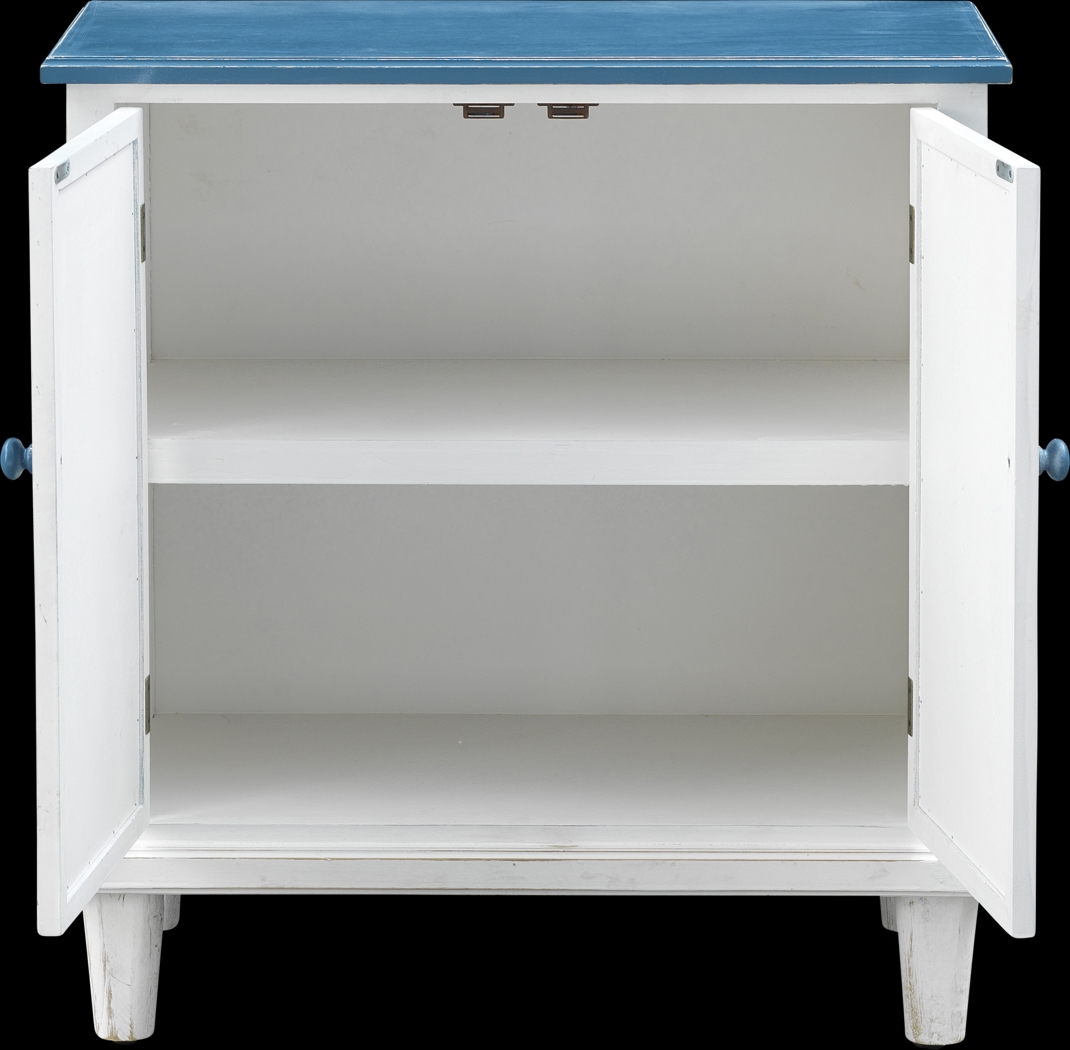 Woodfern White Accent Cabinet - Thumbnail - Image 3