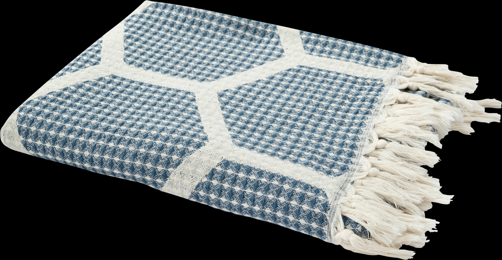 Woodgaler Blue Throw Blanket - Thumbnail - Image 3