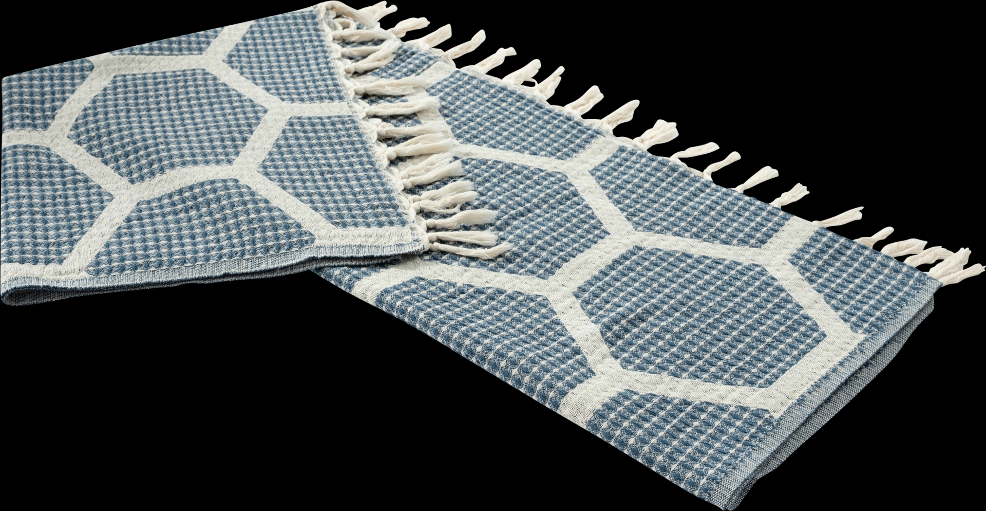 Woodgaler Blue Throw Blanket - Thumbnail - Image 4