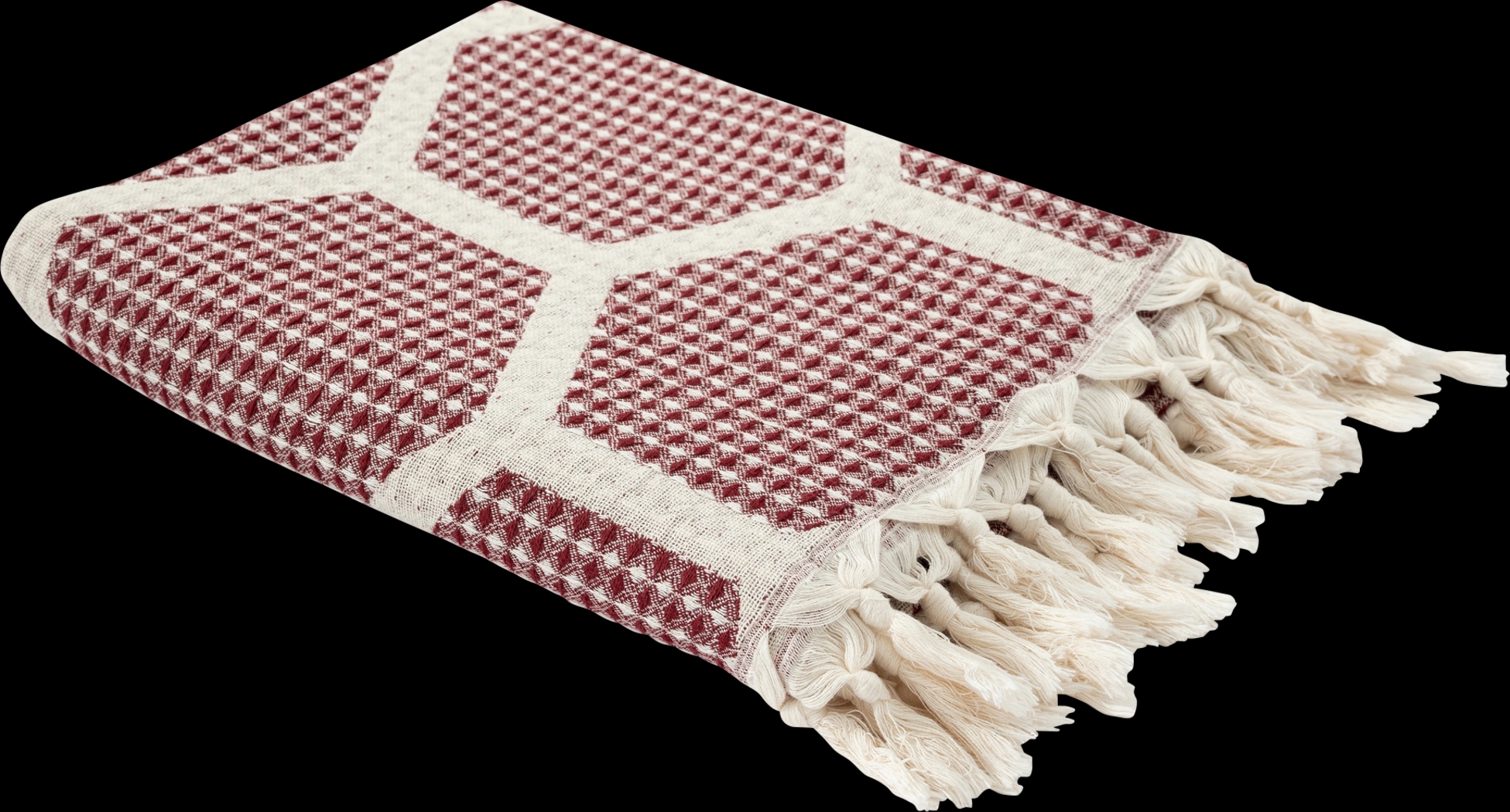 Woodgaler Red Throw Blanket - Thumbnail - Image 3