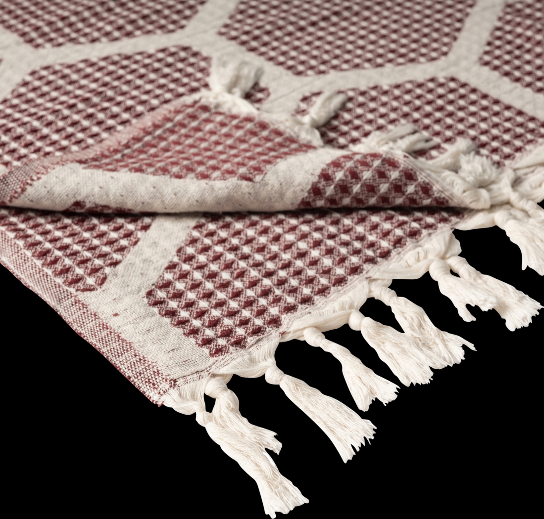 Woodgaler Red Throw Blanket - Thumbnail - Image 5