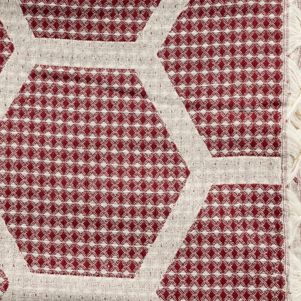 Woodgaler Red Throw Blanket - Thumbnail - Image 6