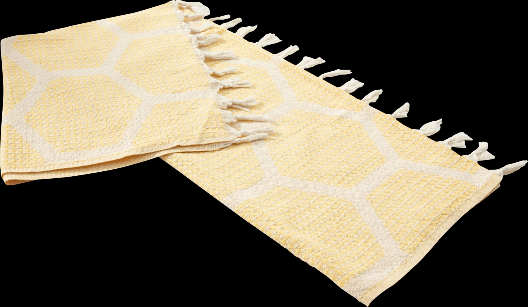 Woodgaler Yellow Throw Blanket - Thumbnail - Image 4